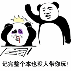 记完整本也没人带你玩的熊猫表情包