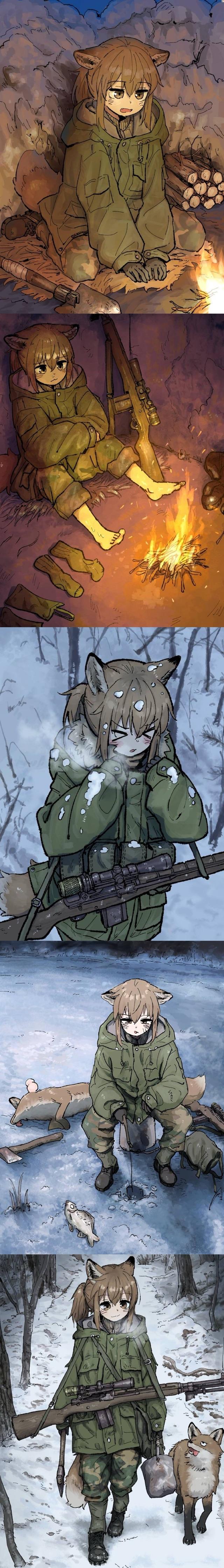 原创兽耳生存漫画