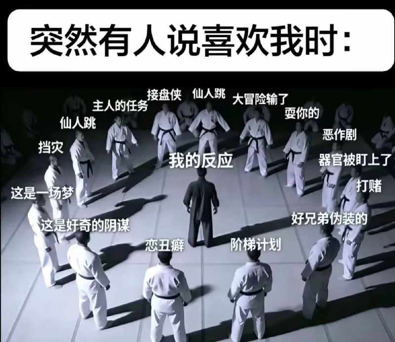 改编自动作影视片段的网络梗图