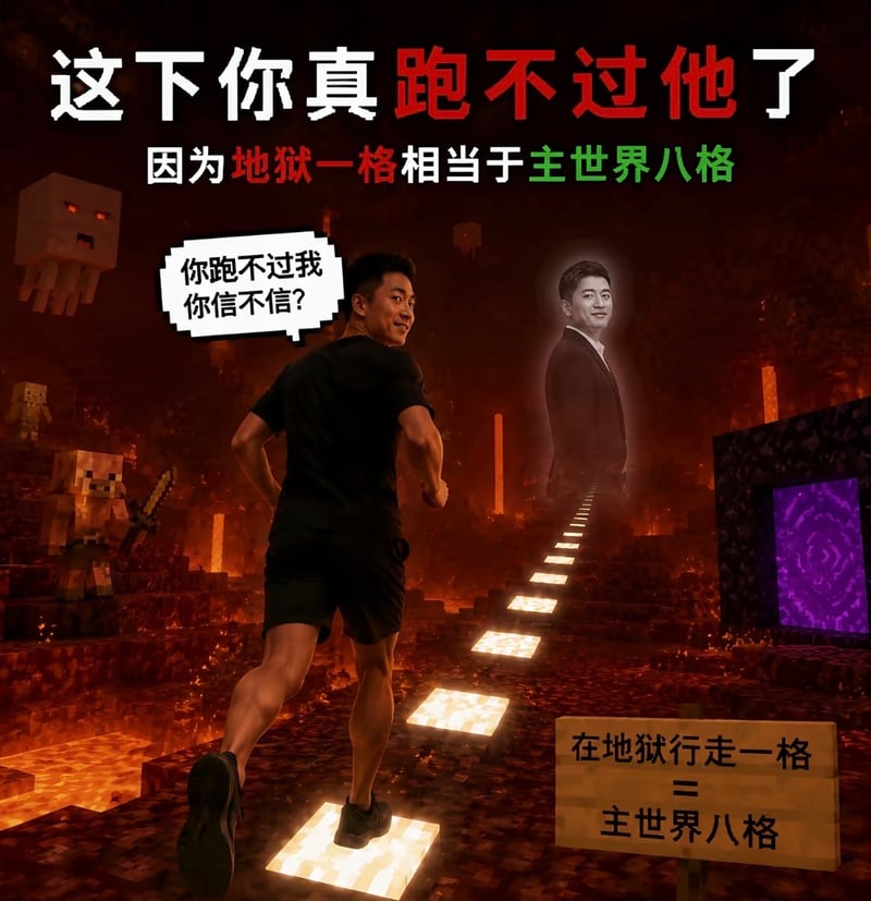 网络热门跑步梗主角