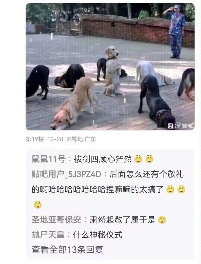 敬礼的人员