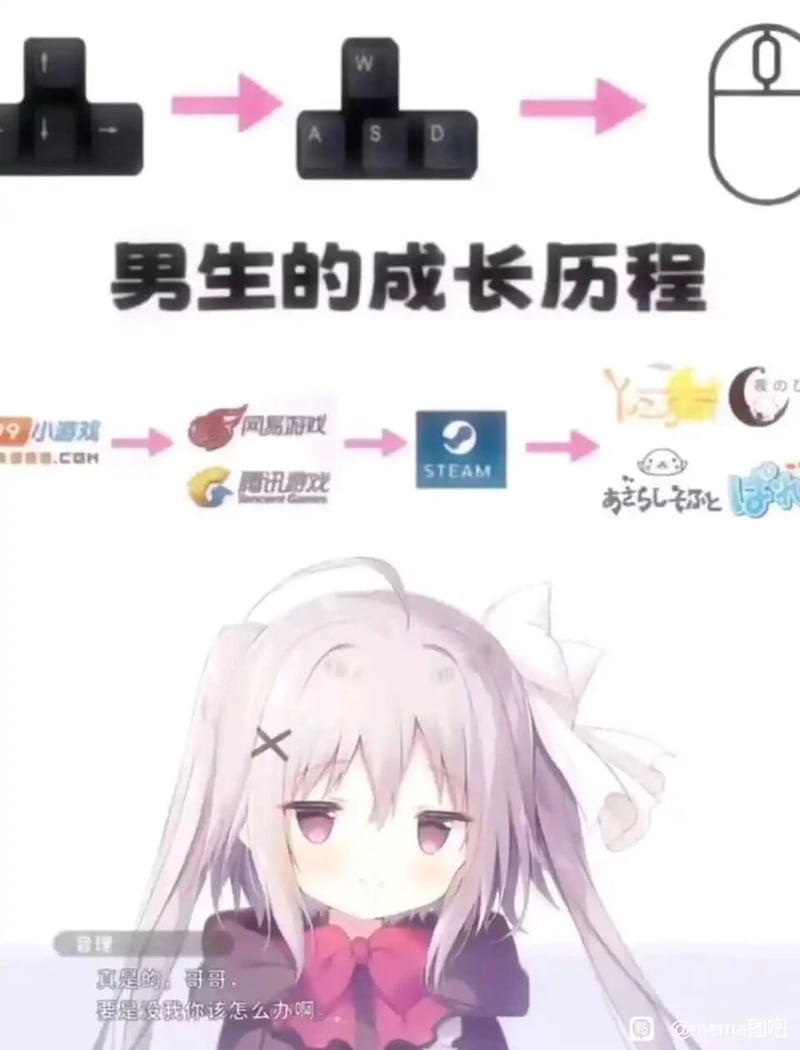 某日系美少女恋爱游戏（GALGAME）