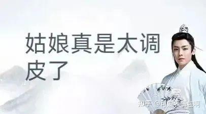 古风小生：姑娘真是太调皮了