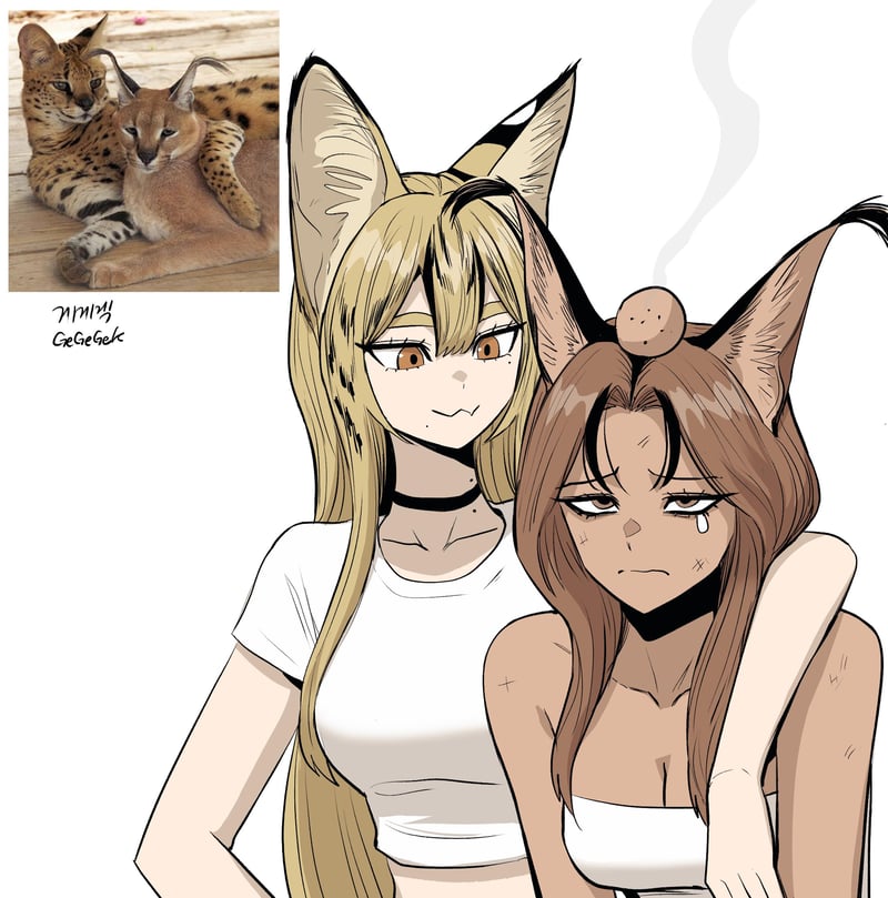 金发猫耳少女