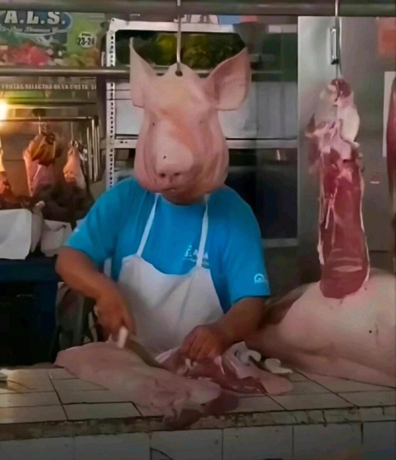 猪肉摊主