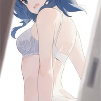原创蓝发少女