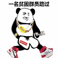 贫困群员路过的熊猫大佬