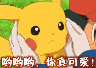 皮卡丘被rua脸可爱暴击