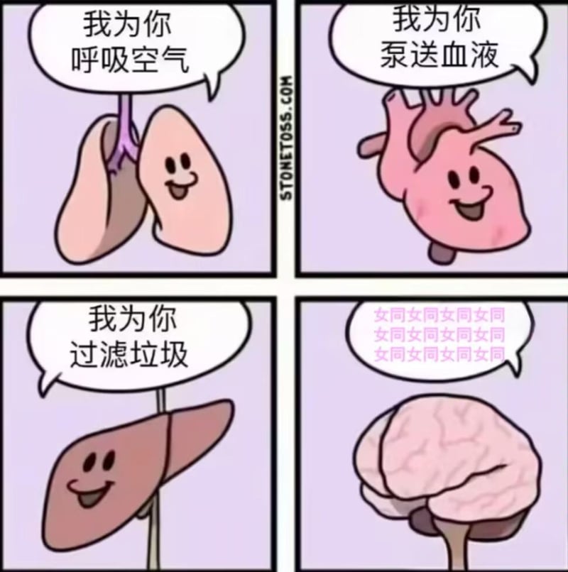 拟人化人体器官漫画