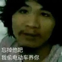 窃·格瓦拉经典表情包：忘掉他吧我偷电动车养你