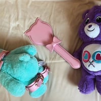 紫色爱心熊