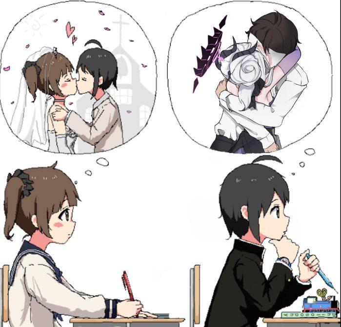 原创二次元校园角色