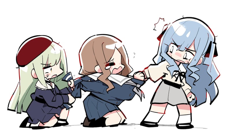 棕发少女