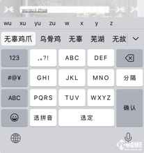 苹果输入法你上过学没有