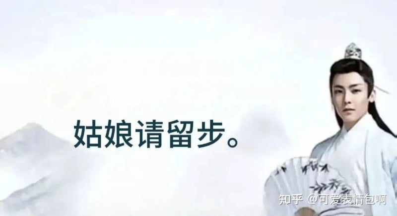 古风小生经典名场面：姑娘请留步
