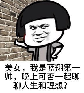 蓝翔第一帅搭讪表情包