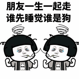 朋友一生一起走 谁先睡觉谁是狗