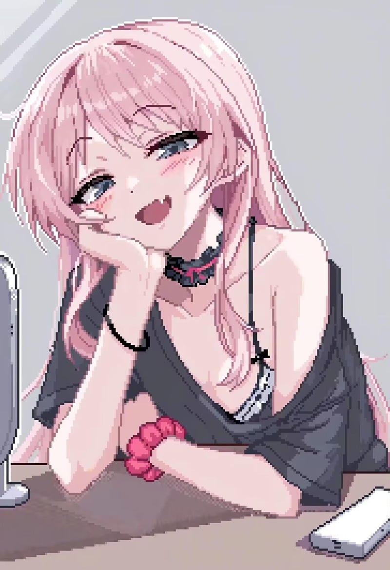 原创AI像素插画