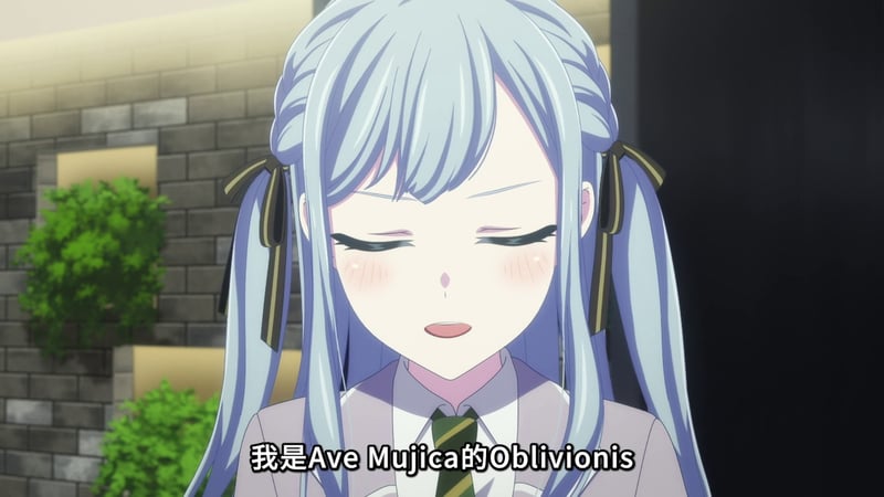 MyGO!角色Oblivionis自我介绍画面