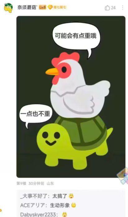 卡通鸡