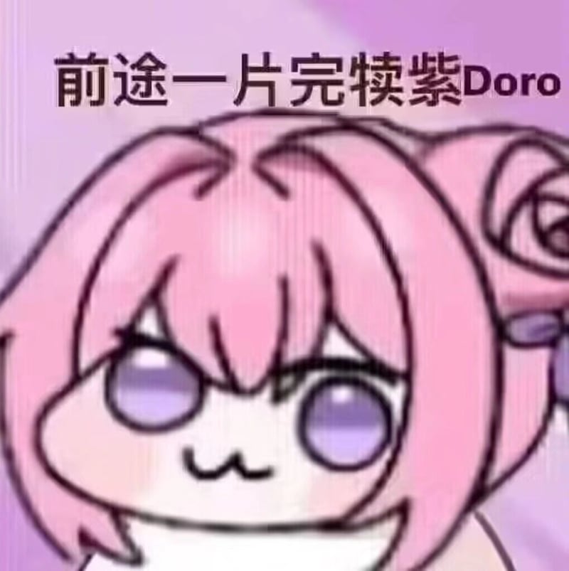 前途一片完犊紫Doro表情包