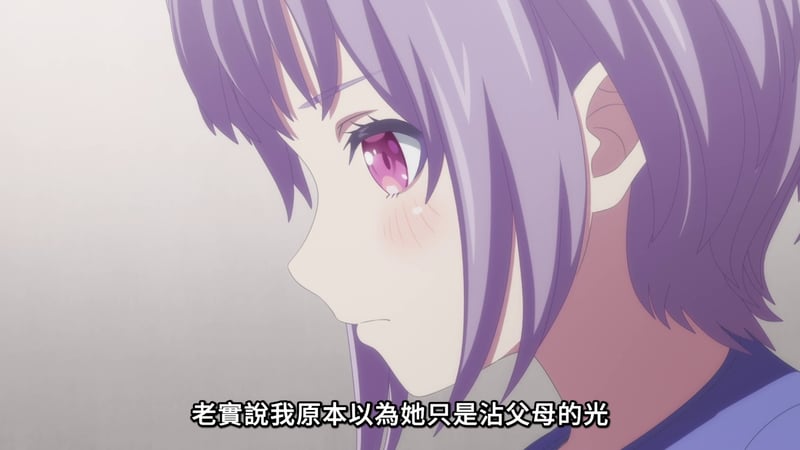 MyGO! 紫色头发角色侧脸特写画面
