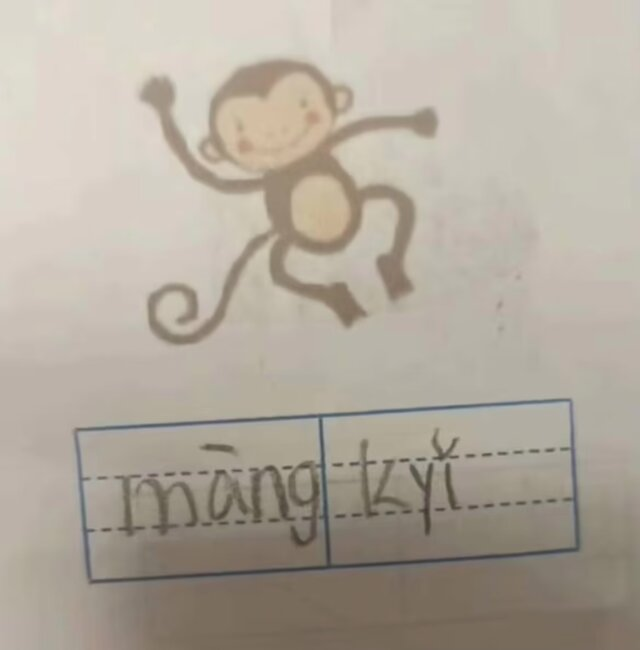 卡通猴子