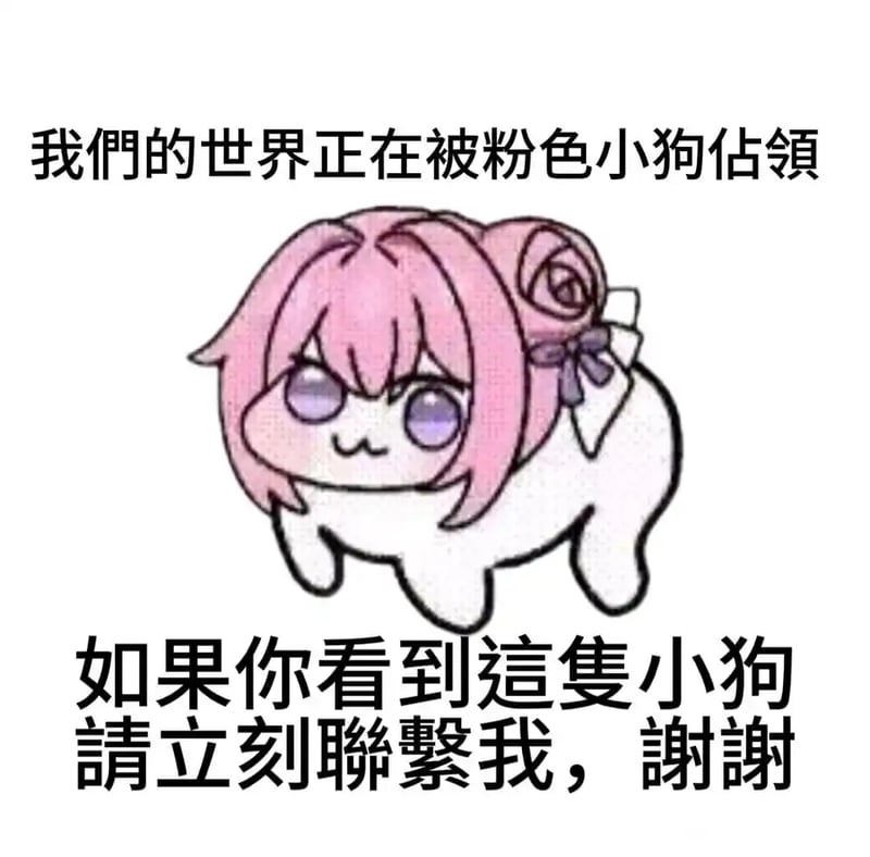 我们的世界正在被粉色小狗占领