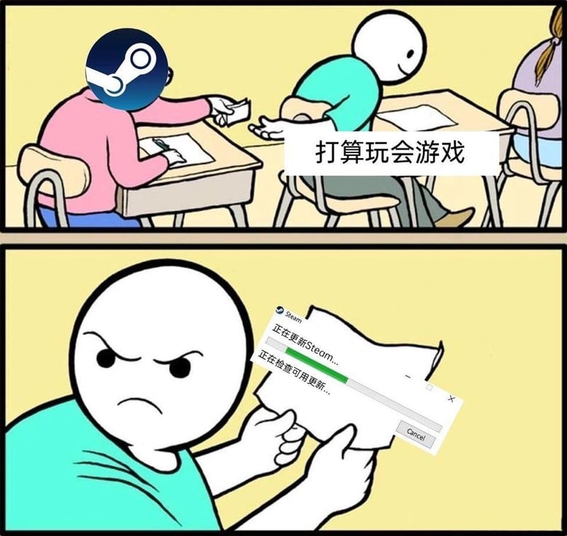 Steam拟人图标