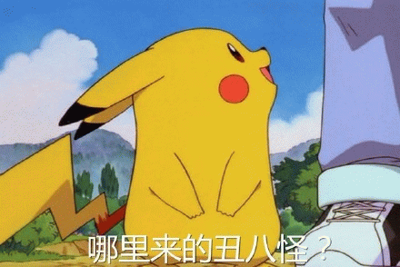 皮卡丘仰头问'哪里来的丑八怪？'