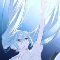 原创蓝发少女