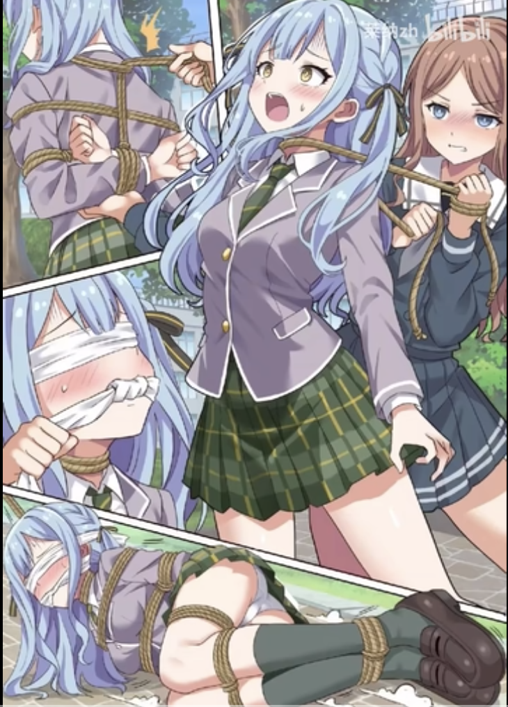 棕发少女