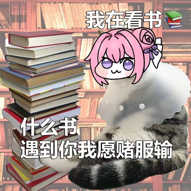Doro看书表情包：遇到你我愿赌服输