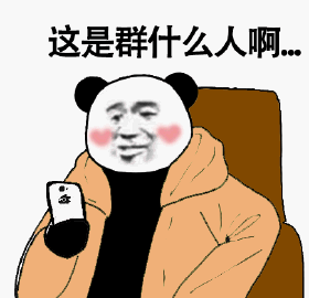 熊猫头疑惑：这是群什么人啊