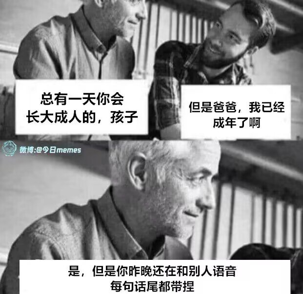 外网通用父子对话meme模板