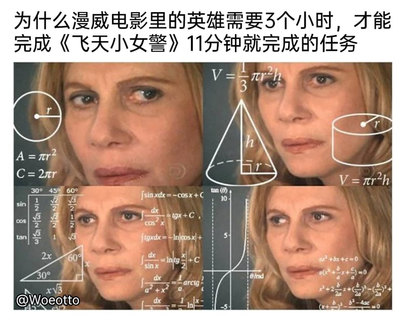 Confused Math Lady梗图