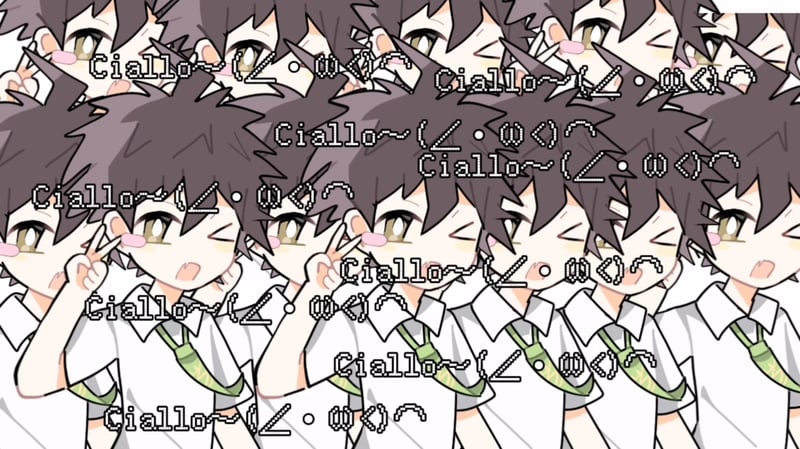 满屏Ciallo！千恋万花角色魔性问候梗图