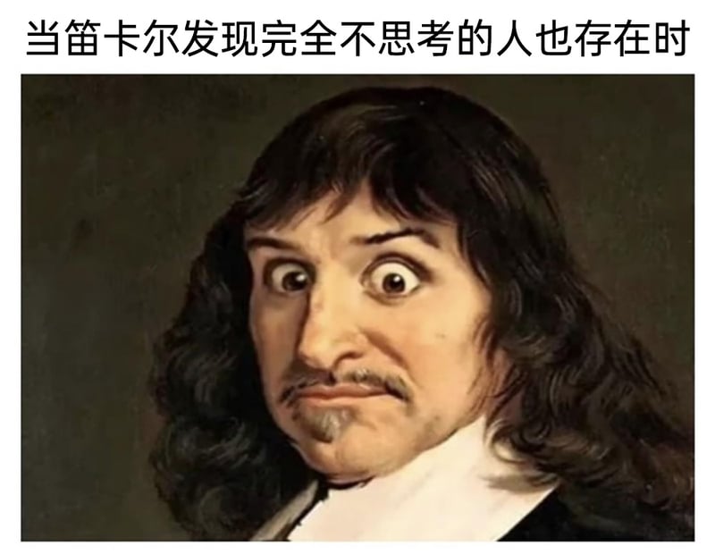 法国著名哲学家，提出核心哲学观点“我思故我在”