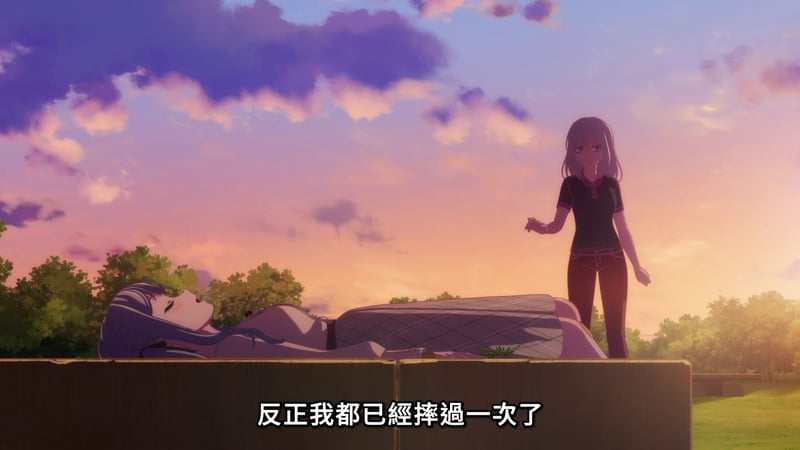 MyGO! 夕阳下的角色对话场景