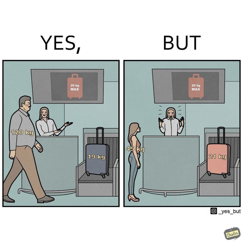 YES BUT系列讽刺漫画