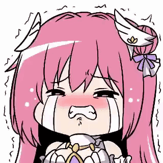Doro（桃乐丝二创）委屈哭泣动态表情包