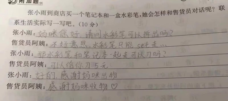 作业题目