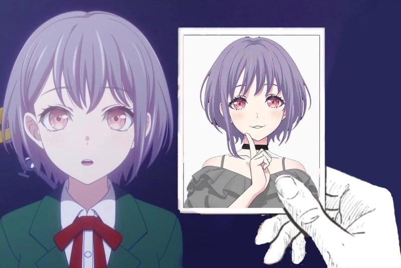 紫发少女