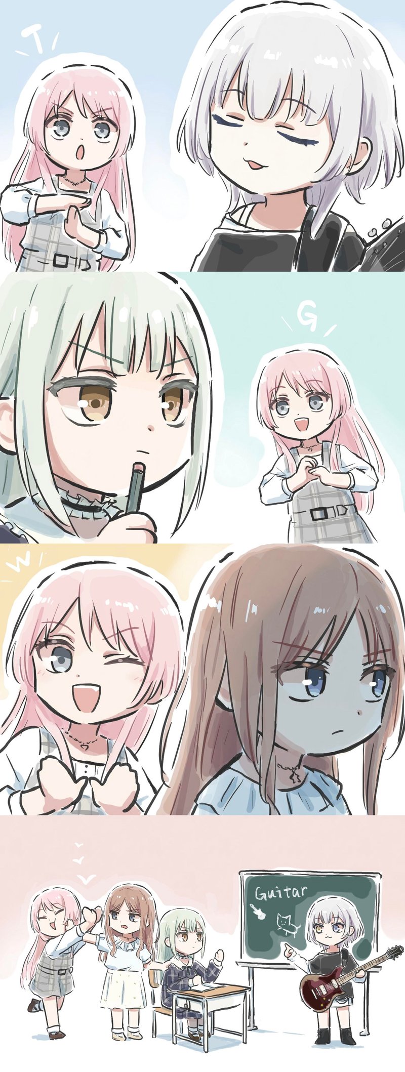 棕发少女