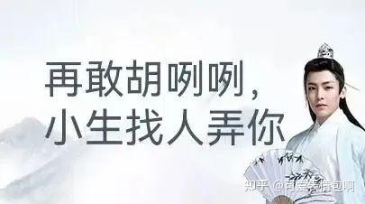 古风小生：再敢胡咧咧，小生找人弄你