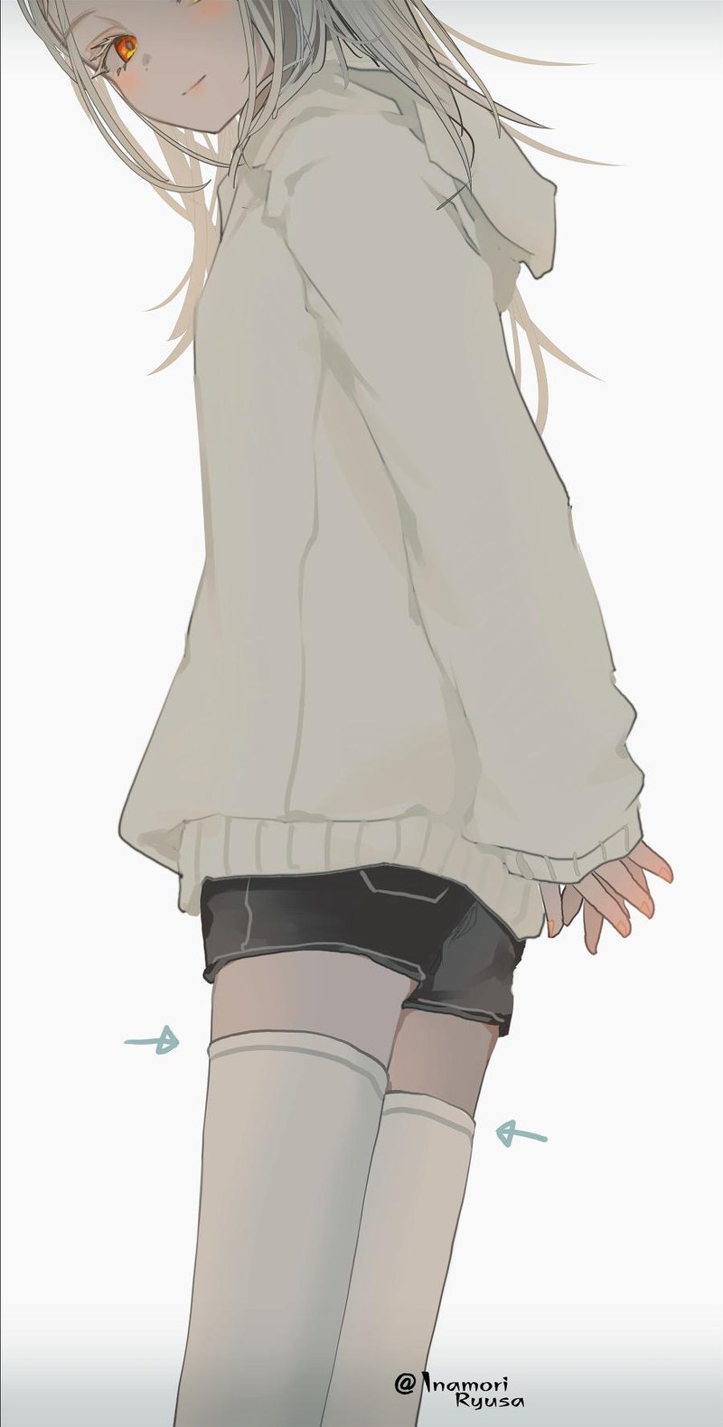 原创银发少女