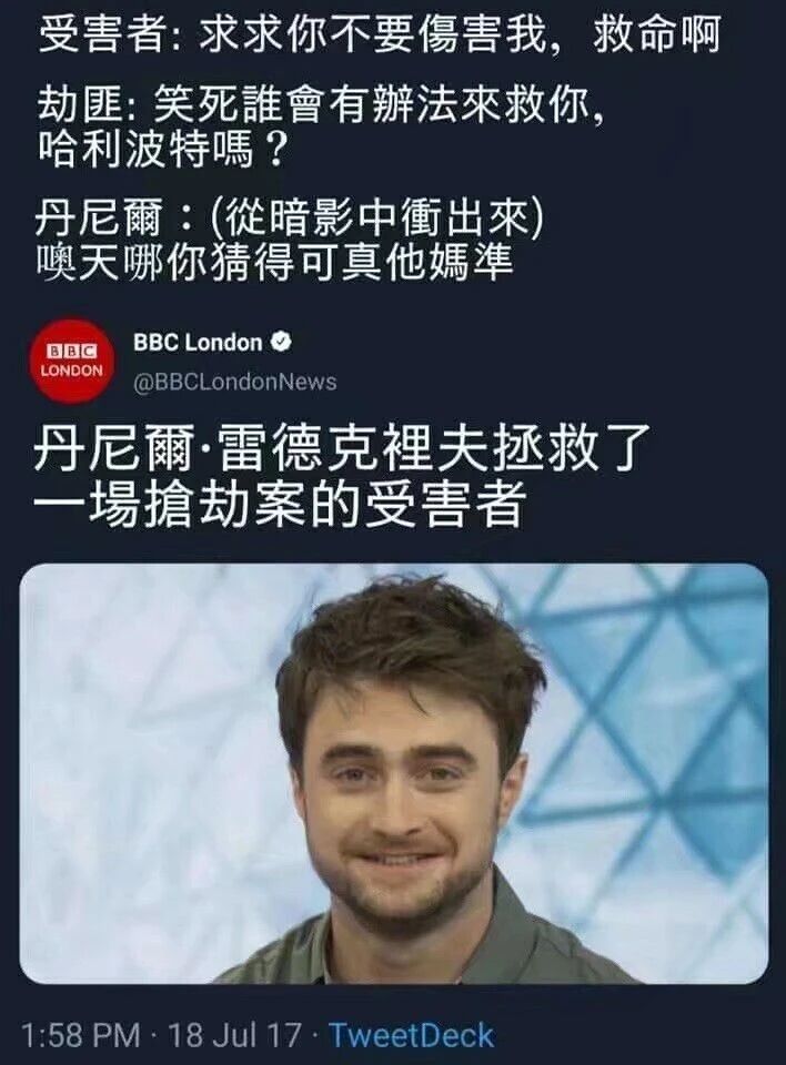 哈利·波特（丹尼尔·雷德克里夫 饰）
