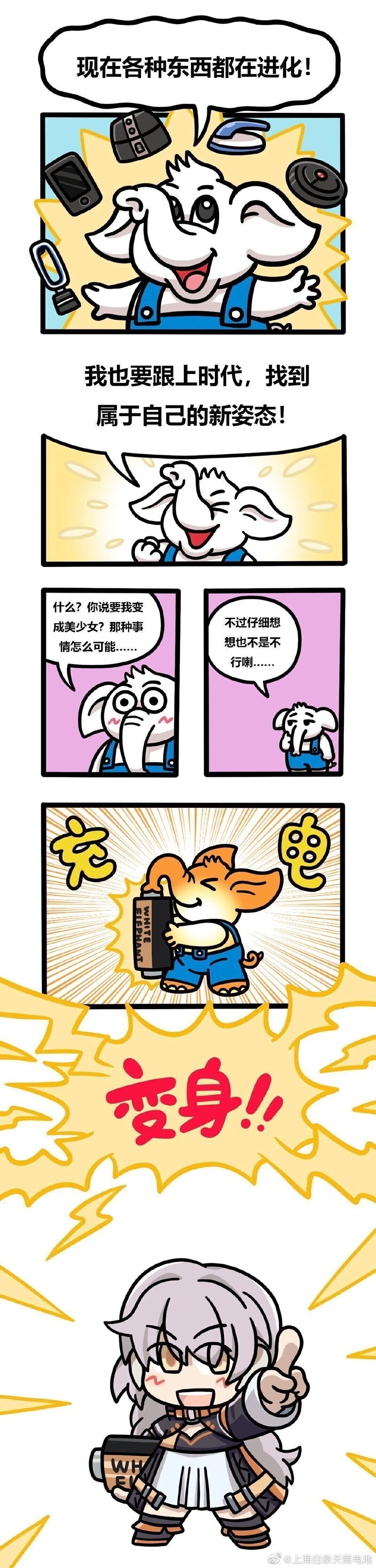 上海白象天鹅电池品牌形象