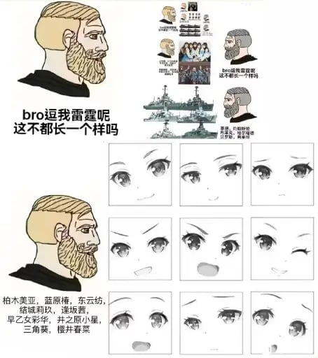 网络梗图通用形象