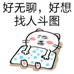 好无聊好想找人斗图的猫